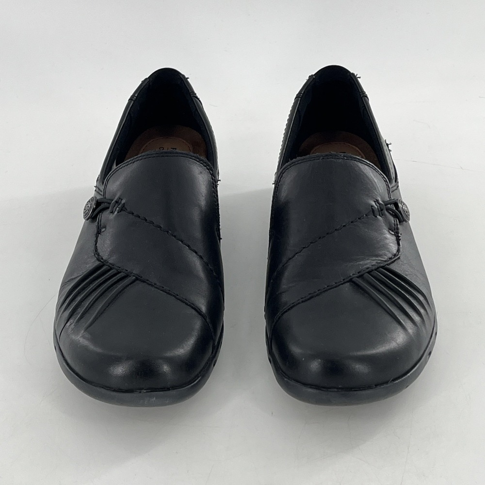 Rockport Cobb Hill Womens Ballet Flat Paulette Slip On Ruched Black Sz 10 W Wide - Picture 15 of 16